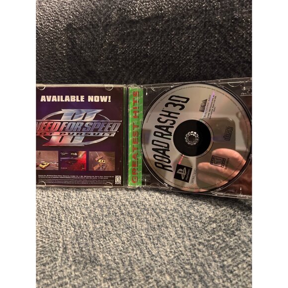 Road Rash 3D Playstation 1 Game Complete CIB Greatest Hits Edition PS1 V3 - Picture 3 of 4